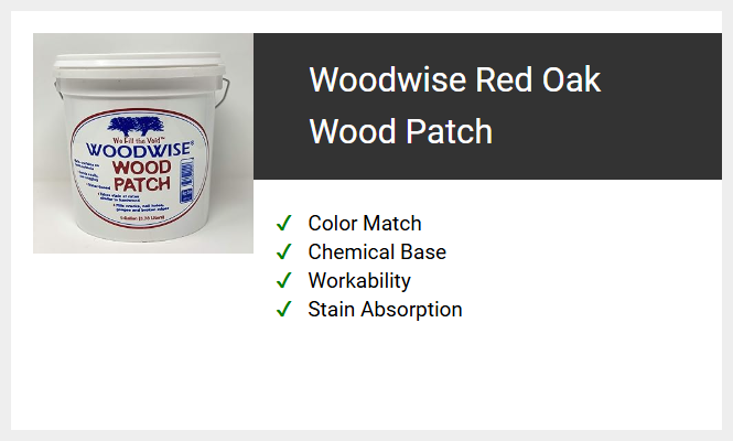 Woodwise Red Oak Wood Patch