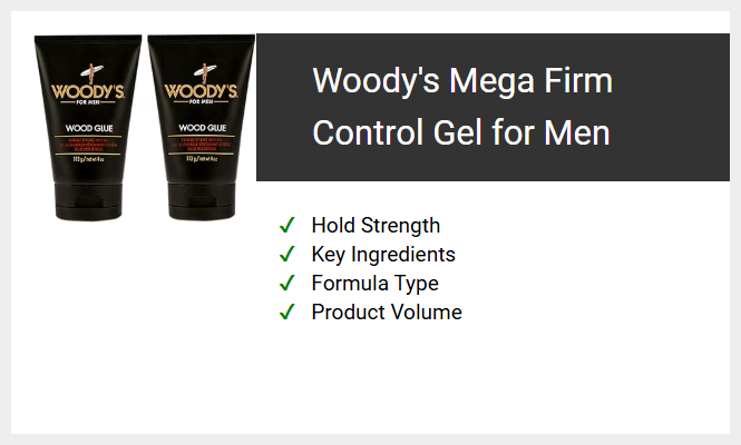 Woody's Mega Firm Control Gel for Men