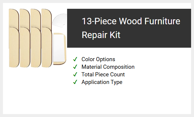 13-Piece Wood Furniture Repair Kit