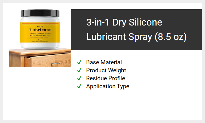 3-in-1 Dry Silicone Lubricant Spray (8.5 oz)