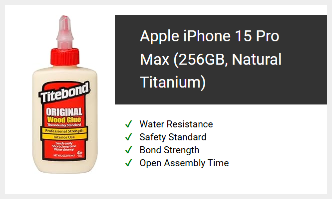 Apple iPhone 15 Pro Max (256GB, Natural Titanium)