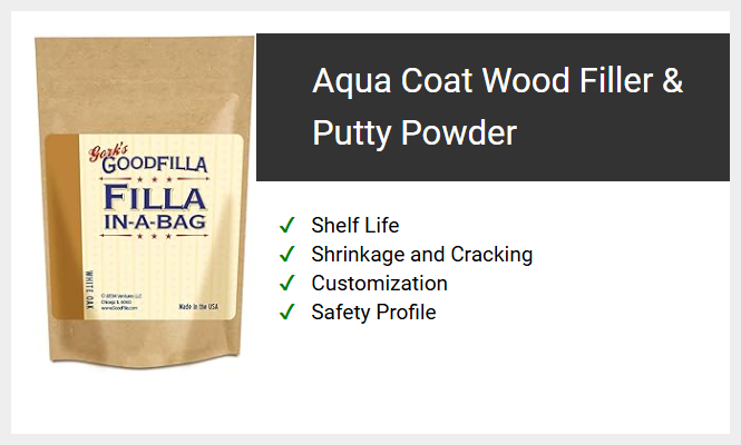 Aqua Coat Wood Filler & Putty Powder