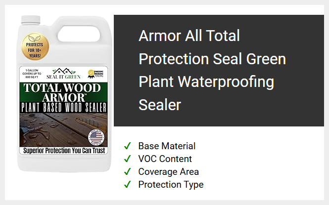 Armor All Total Protection Seal Green Plant Waterproofing Sealer