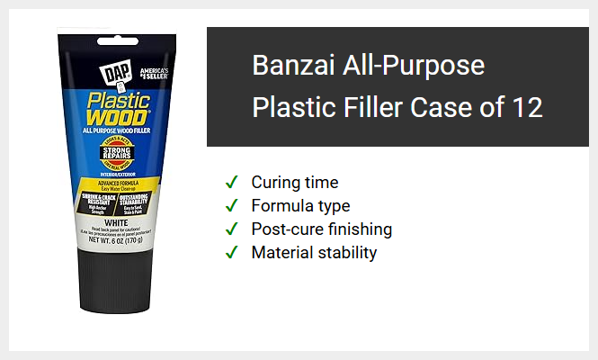 Banzai All-Purpose Plastic Filler Case of 12