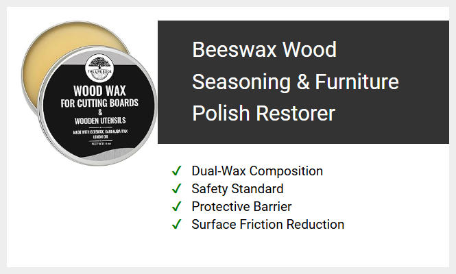 Beeswax Wood Seasoning & Furniture Polish Restorer
