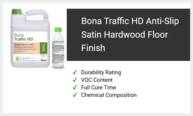 Bona Traffic HD Anti-Slip Satin Hardwood Floor Finish