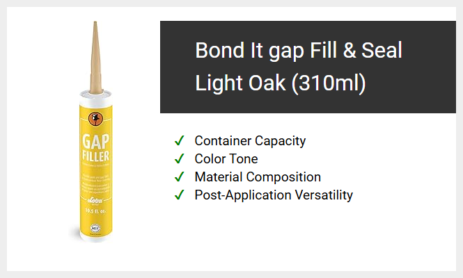 Bond It gap Fill & Seal Light Oak (310ml)