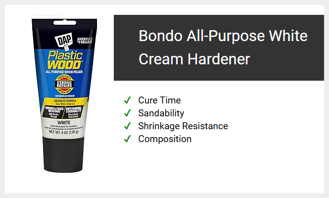 Bondo All-Purpose White Cream Hardener