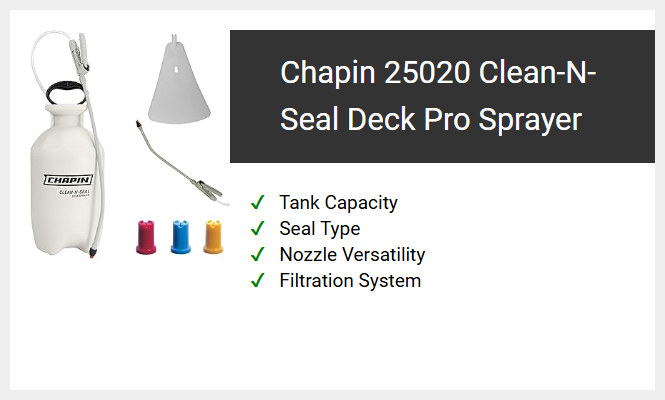 Chapin 25020 Clean-N-Seal Deck Pro Sprayer