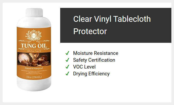 Clear Vinyl Tablecloth Protector