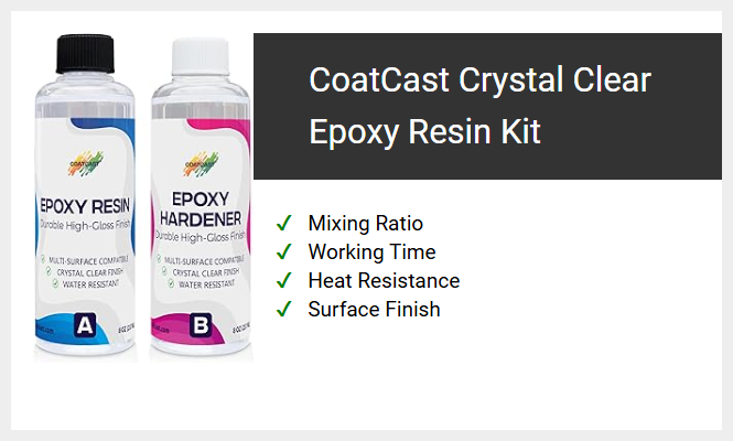 CoatCast Crystal Clear Epoxy Resin Kit