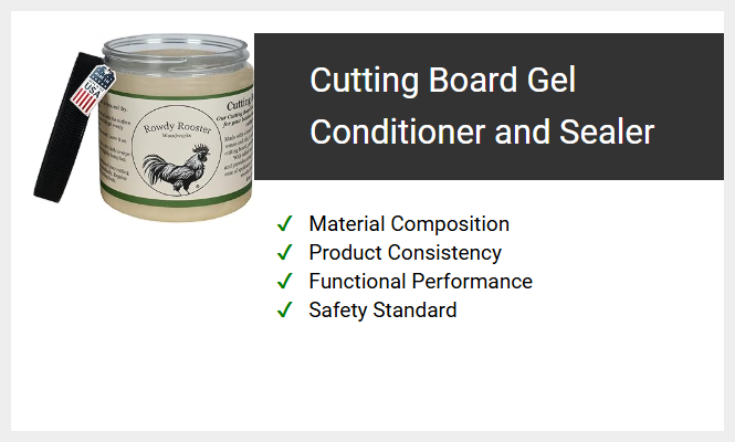 Cutting Board Gel Conditioner and Sealer