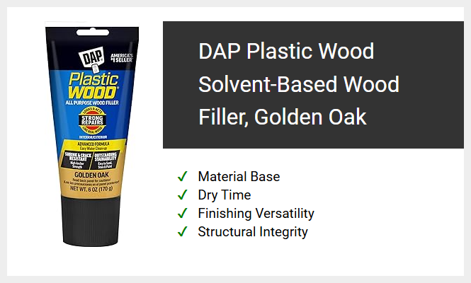 DAP Plastic Wood Solvent-Based Wood Filler, Golden Oak