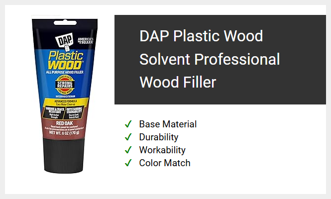 DAP Plastic Wood Solvent Professional Wood Filler
