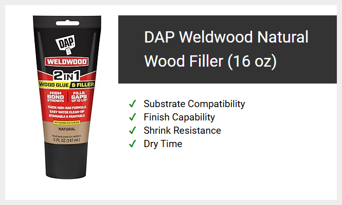 DAP Weldwood Natural Wood Filler (16 oz)