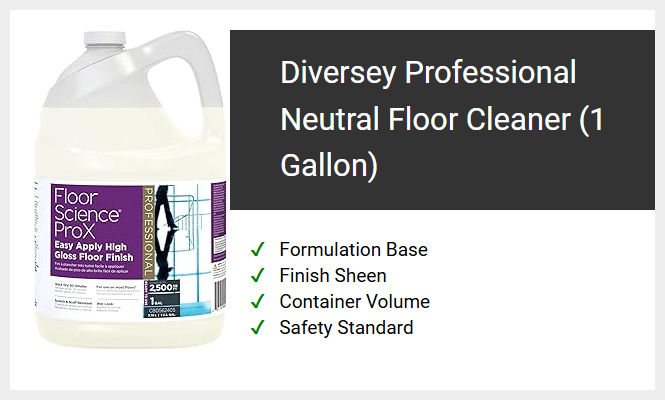 Diversey Professional Neutral Floor Cleaner (1 Gallon)