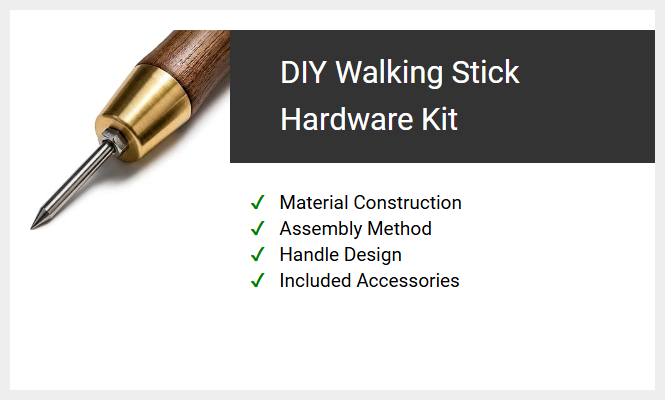 DIY Walking Stick Hardware Kit