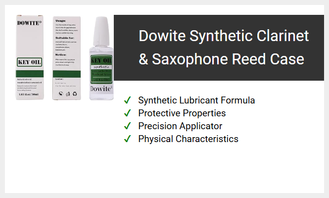 Dowite Synthetic Clarinet & Saxophone Reed Case