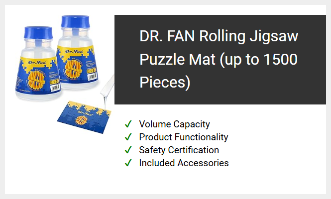 DR. FAN Rolling Jigsaw Puzzle Mat (up to 1500 Pieces)