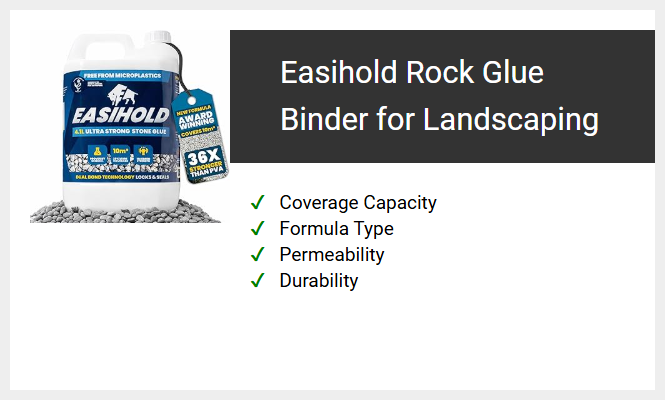 Easihold Rock Glue Binder for Landscaping