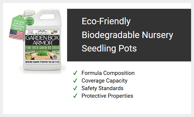 Eco-Friendly Biodegradable Nursery Seedling Pots