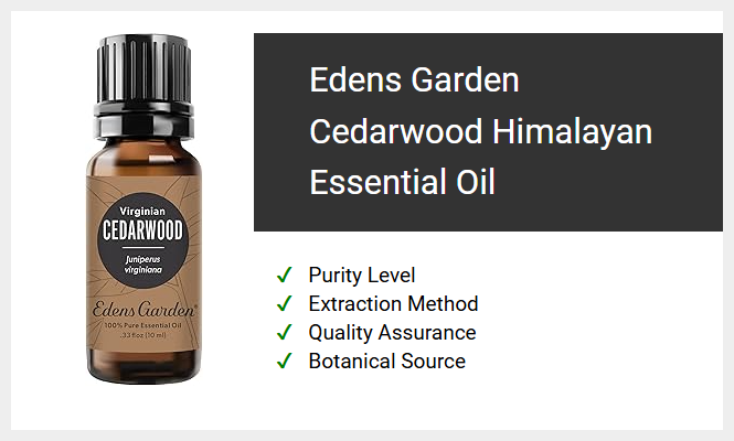 Edens Garden Cedarwood Himalayan Essential Oil