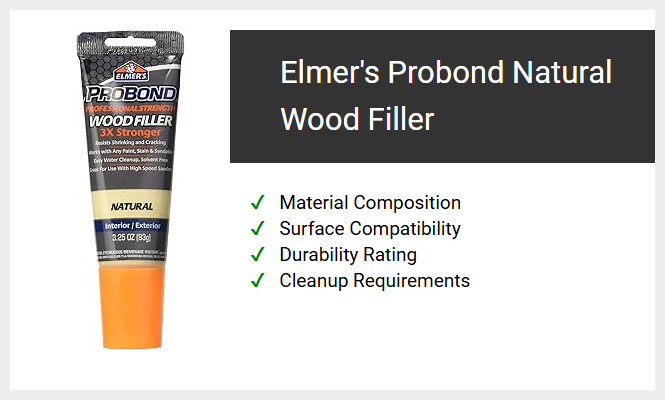 Elmer's Probond Natural Wood Filler