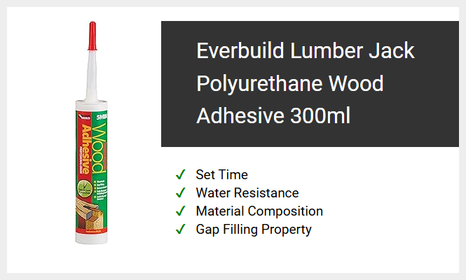 Everbuild Lumber Jack Polyurethane Wood Adhesive 300ml