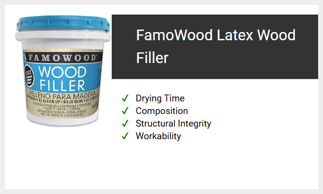 FamoWood Latex Wood Filler