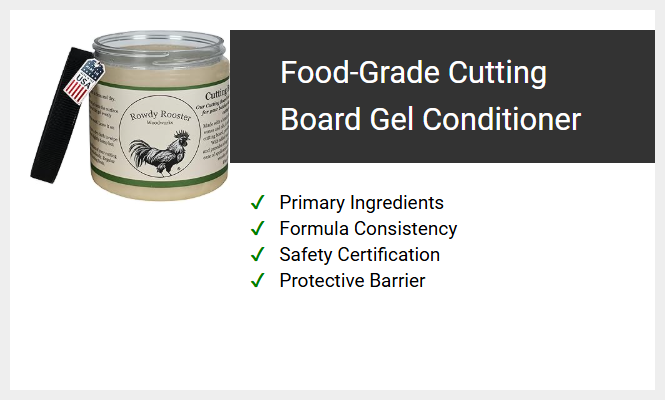 Food-Grade Cutting Board Gel Conditioner