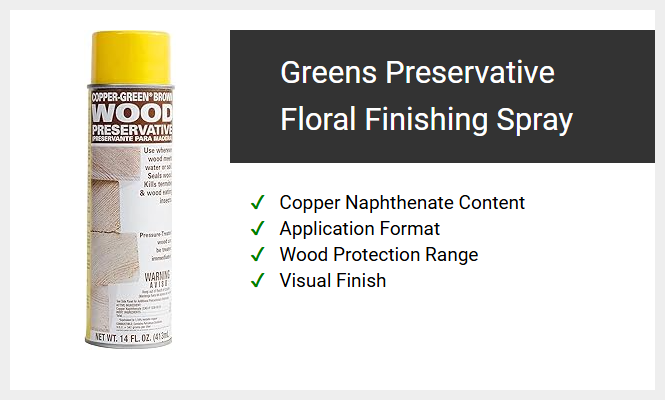Greens Preservative Floral Finishing Spray