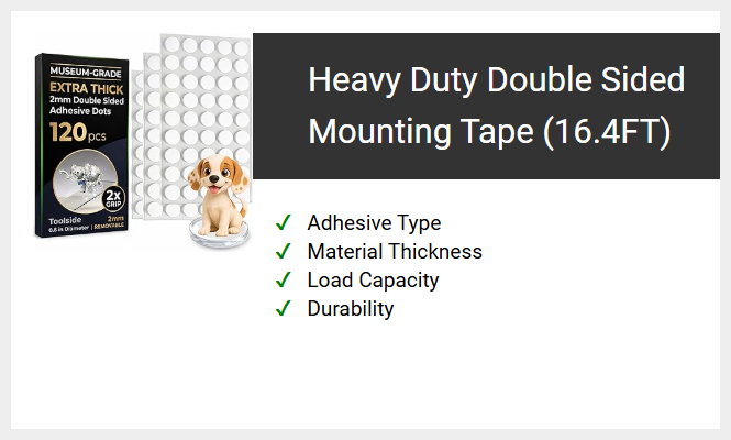 Heavy Duty Double Sided Mounting Tape (16.4FT)