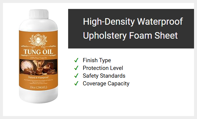 High-Density Waterproof Upholstery Foam Sheet