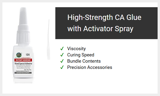 High-Strength CA Glue with Activator Spray