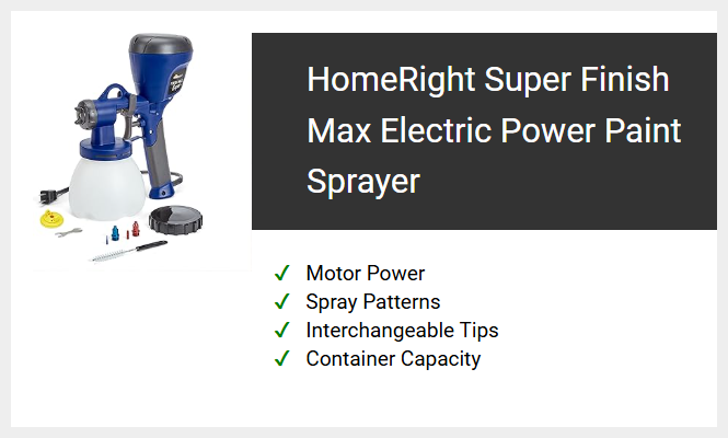 HomeRight Super Finish Max Electric Power Paint Sprayer