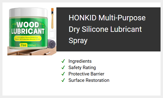 HONKID Multi-Purpose Dry Silicone Lubricant Spray