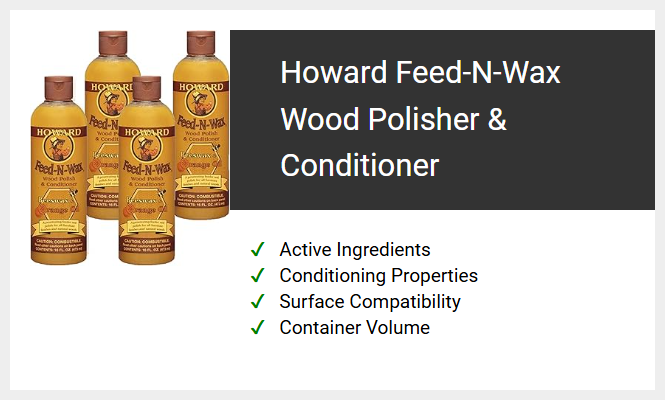 Howard Feed-N-Wax Wood Polisher & Conditioner