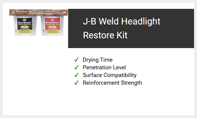 J-B Weld Headlight Restore Kit