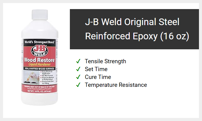 J-B Weld Original Steel Reinforced Epoxy (16 oz)