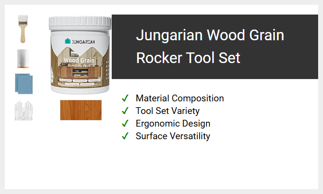 Jungarian Wood Grain Rocker Tool Set