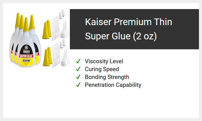 Kaiser Premium Thin Super Glue (2 oz)