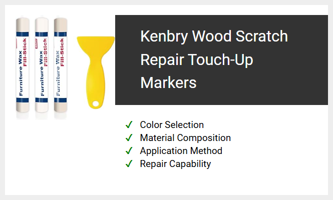 Kenbry Wood Scratch Repair Touch-Up Markers