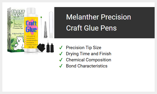 Melanther Precision Craft Glue Pens