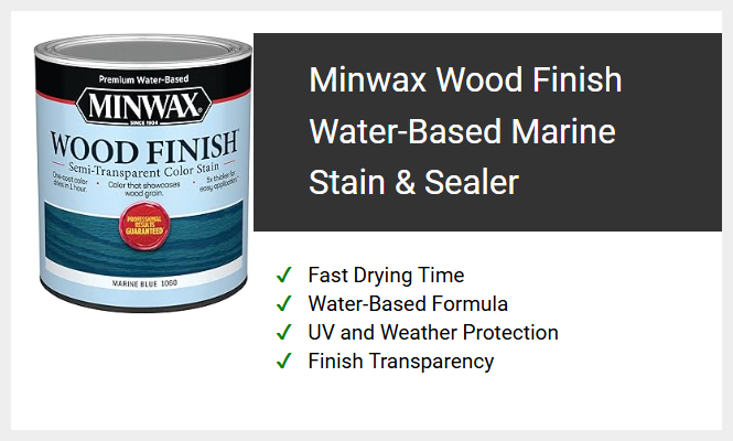 Minwax Wood Finish Water-Based Marine Stain & Sealer