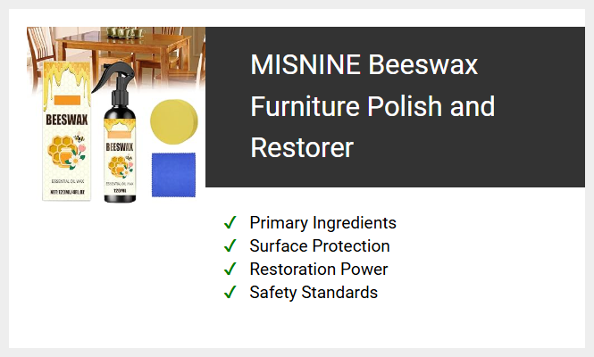 MISNINE Beeswax Furniture Polish and Restorer