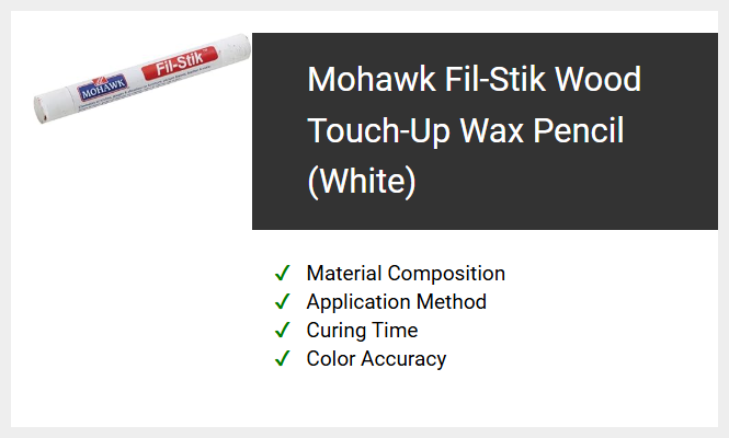 Mohawk Fil-Stik Wood Touch-Up Wax Pencil (White)