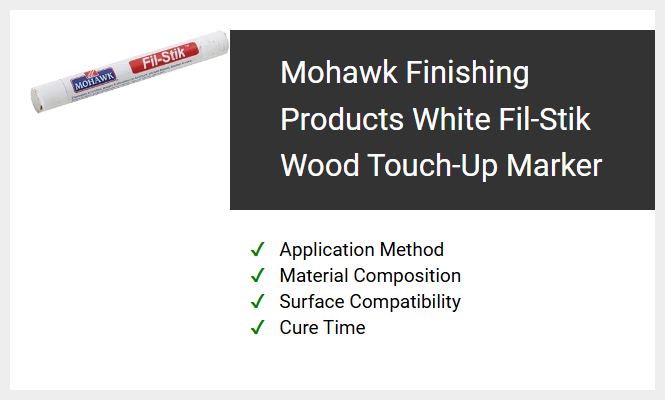 Mohawk Finishing Products White Fil-Stik Wood Touch-Up Marker