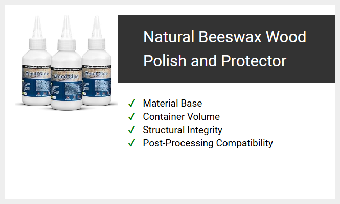 Natural Beeswax Wood Polish and Protector