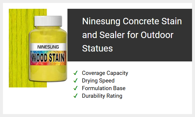 Ninesung Concrete Stain and Sealer for Outdoor Statues