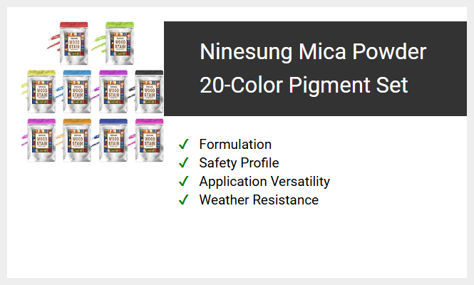 Ninesung Mica Powder 20-Color Pigment Set